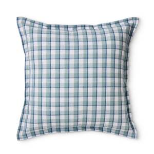 Mothers Day Sale: Maldon Blue Check Cushion 50cm