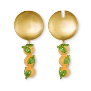 Mothers Day Sale: Oranges Salad Server Set