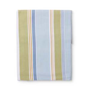 Fairhaven Blue/Green Stripe Tablecloth 150x350cm