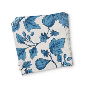 Morgan Blue Paper Napkin Set 20Pc