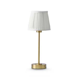 Lucia White Pleated Shade