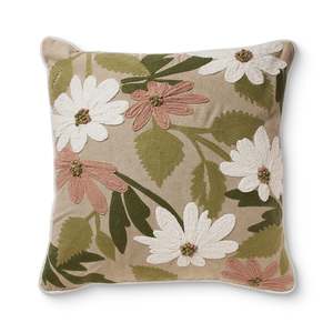 Cushions: Harriet Multi Embroidered Cushion 50cm