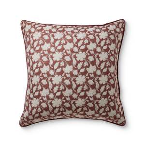 Cushions: Winslow Burgundy Cushion 55cm
