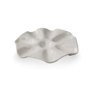 Sullivan White Oyster Plate