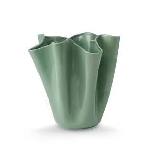 Rippled Eucalyptus Vase