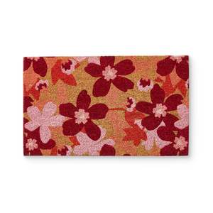 Lucy Rust Floral Doormat