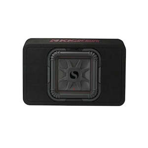 Kicker 1: SEALED THIN ENCLOSURE WITH 10IN 500W SQUARE SUBWOOFER 2OHM