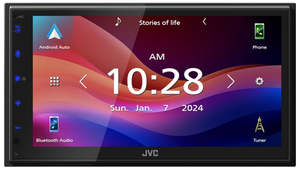 JVC KW-M690BW 6.8" Wireless Apple CarPlay & Android Auto Multimedia Receiver