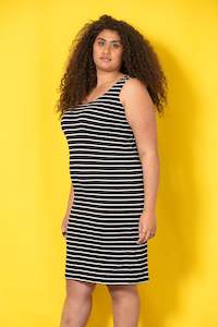 La La: LaLA - Bali001 Midi Slip