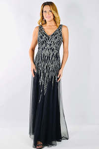 Black Tie: Lyman - 239803I Beaded Ball Gown