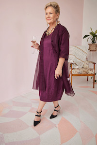 Mother Of The Bride Groom: Megan Salmon - M5718 Organza Florence Coat