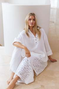 Linen Pants: Shanty - SH23155-3 Positano Pants