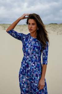 Alquema 3 4 Smash Pocket Dress: Alquema - ADC544-D 3/4 Smash Pocket Dress