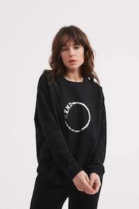 Sweaters: Tirelli - 23W3028 Weekend Circle Sweat
