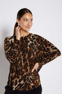 Philosophy - T2595 Cherie Long Sleeve Crew Relaxed Tunic