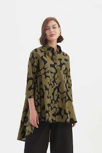 Tirelli - 25S3613 Swing Back Blot Print Shirt