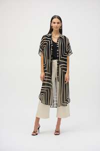 Joseph Ribkoff - 252934 Print Longline Cover Up