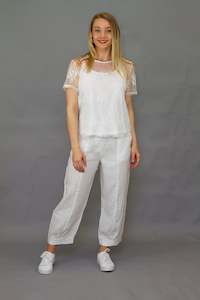 Outlet 99: Maud Dainty - DTY015911 SS Lace Tee