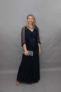 Zaliea: Zaliea - Z0066 Long Sequin Dress