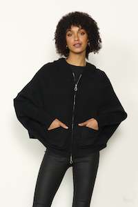 Outlet: Caju - Batwing Zip Jumper with Hood