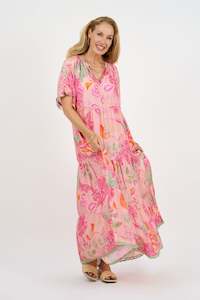 Maxi: Naudic - Amisha Short Sleeve Maxi