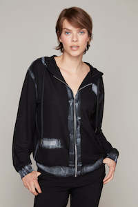 Carre Noir - Zip Front Hoodie