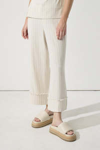 Marco Polo - Stone Stripe Pant