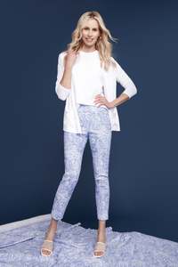 7 8 Pants: Up Pant - Techno Print Ankle Pant