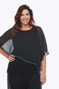 Joshua James - JJ0005 Diamante Trim Top