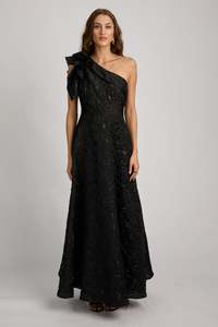 Romance - Crechia Jacquard One Shoulder Dress