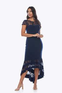 Zaliea - Lace High Low Dress