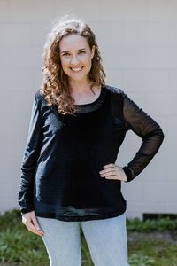 Products: Cashews - TOP117/F20 Velvet Mesh Top