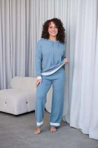 Wide Leg: Gelatu - Contrast Stripe Pant