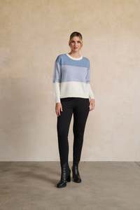 Holmes And Fallon: Holmes and Fallon - Block Stripe Sparkle Jumper