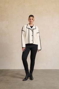 Holmes and Fallon - Contrast Piping Jacket