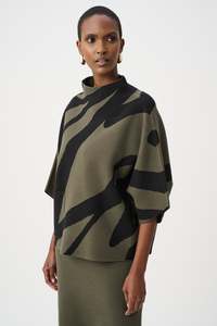 Joseph Ribkoff - Funnel Neck Knit