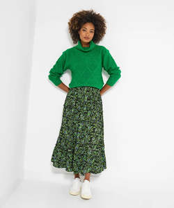 Joe Browns - Remarkable Roll Neck Diamond Knit Jumper