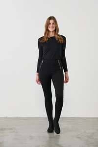 Holmes And Fallon: Holmes and Fallon - Vertical Zip Pant