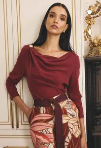 OnceWas - Serene Gold Detail Top