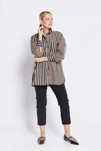 Philosophy - Port L/S Combo Stripe Shirt