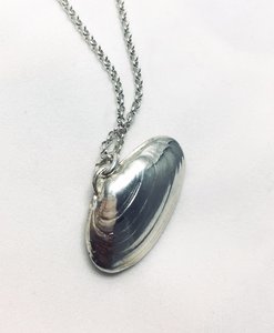 Sterling Silver Pipi Shell Necklace Coastal Jewellery Australia - Maggie Adams J&hellip;