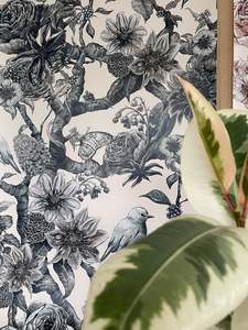 Chinoiserie Garden Non-woven Wallpaper 130cm wide x 300cm height