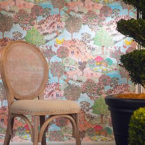 Wallpapers: Easter Bunny Playground Non-woven Wallpaper 130cm wide x 300cm height