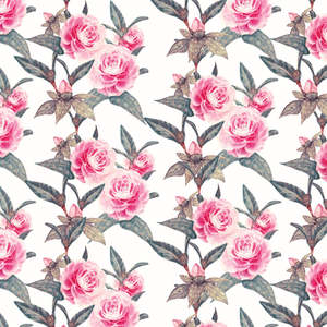 Roses Non-woven Wallpaper 130cm wide x 300cm height