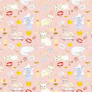 French Bulldog World Cotton