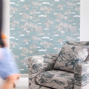 Blue Wonder 2023 on Duckegg Blue 130cm wide x 300cm height