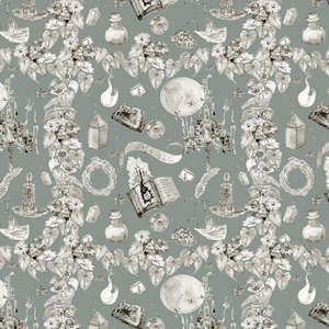 Textile Printed In Australia: Beautiful Spell Pima Cotton