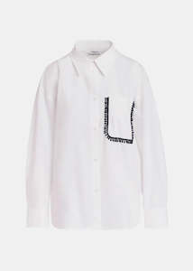 Shirts: Essentiel Antwerp - Get Shirt with Beaded Embroidery