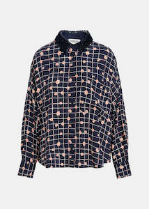 Shirts: Essentiel Antwerp - Gecember Sequin Collar Shirt