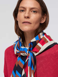 Nice Things Paloma: Nice Things Paloma - Patch Stripes Handkerchief Scarf